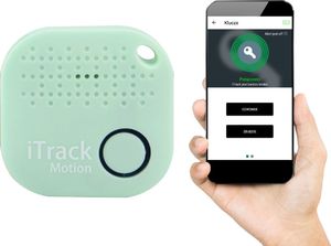 Acurel iTrack Motion lokalizator kluczy alarm ruchu Bluetooth GPS miętowy uniwersalny 1