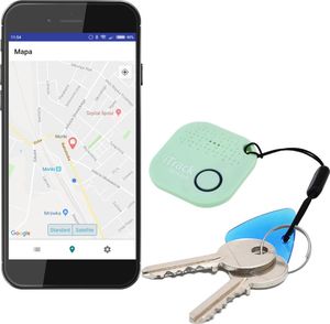 Acurel iTrack Motion lokalizator kluczy alarm ruchu Bluetooth GPS miętowy uniwersalny 3