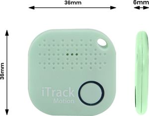 Acurel iTrack Motion lokalizator kluczy alarm ruchu Bluetooth GPS miętowy uniwersalny 4