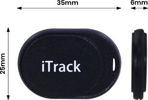 Acurel iTrack Mini lokalizator kluczy Bluetooth GPS biały uniwersalny 10