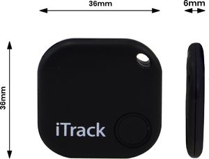 Acurel iTrack1 lokalizator kluczy Bluetooth GPS czarny uniwersalny 8