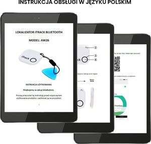 Acurel iTrack1 lokalizator kluczy Bluetooth GPS czarny uniwersalny 10