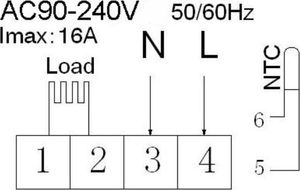 Acurel Dotykowy termostat WiFi regulator sterownik biały 16A + czujnik podłogowy uniwersalny 8