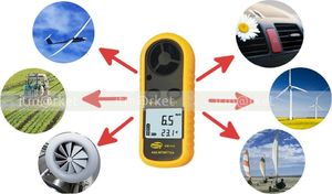 Benetech Anemometr wiatromierz z wyświetlaczem LCD uniwersalny 11