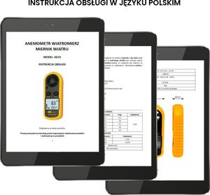 Benetech Anemometr wiatromierz z wyświetlaczem LCD uniwersalny 14