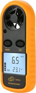 Benetech Anemometr wiatromierz z wyświetlaczem LCD uniwersalny 3