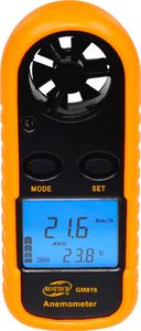 Benetech Anemometr wiatromierz z wyświetlaczem LCD uniwersalny 9