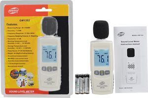 Benetech Miernik dźwięku sonometr decybelomierz uniwersalny 3
