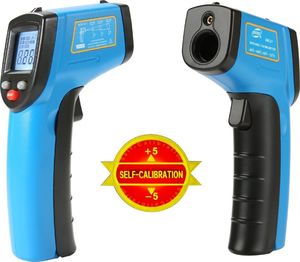 Benetech Bezdotykowy termometr pirometr laserowy -50 ~ 400°C + baterie AAA Varta (w blistrze) uniwersalny 2