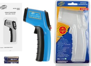 Benetech Bezdotykowy termometr pirometr laserowy -50 ~ 400°C + baterie AAA Varta (w blistrze) uniwersalny 7