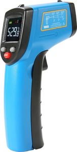 Benetech Bezdotykowy termometr pirometr laserowy -50~530°C z kolorowym LCD + baterie AAA Varta (w blistrze) uniwersalny 5