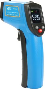 Benetech Bezdotykowy termometr pirometr laserowy -50~530°C z kolorowym LCD + baterie AAA Varta (w blistrze) uniwersalny 6