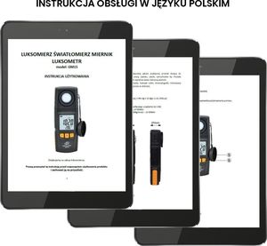 Benetech Miernik światła luksomierz światłomierz uniwersalny 10