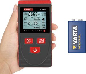 Wintact Miernik pola elektromagnetycznego WT3120 + bateria Varta 9V uniwersalny 1