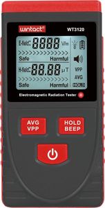 Wintact Miernik pola elektromagnetycznego WT3120 + bateria Varta 9V uniwersalny 2