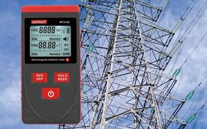 Wintact Miernik pola elektromagnetycznego WT3120 + bateria Varta 9V uniwersalny 7