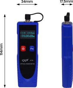 Wintact Miernik mocy optycznej -70 ~ +6 dBm 2,5mm uniwersalny 7