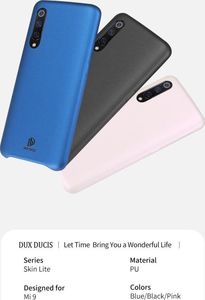 Dux Ducis Dux Ducis Skin Lite case etui pokrowiec ze skóry ekologicznej XIAOMI REDMI MI 9 czarne uniwersalny 17