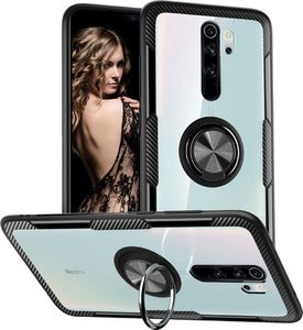 Etui do XIAOMI REDMI NOTE 8 PRO Pancerne Clear Carbon Ring czarne uniwersalny 13