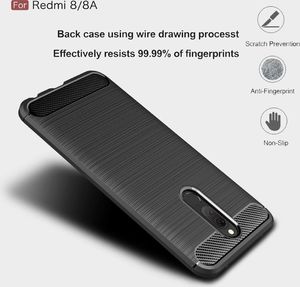 Etui Pancerne Carbon XIAOMI REDMI 8 czarne uniwersalny 2
