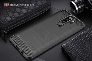 Etui Carbon XIAOMI REDMI NOTE 8 PRO czarne uniwersalny 13