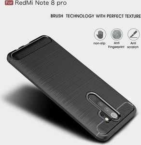 Etui Carbon XIAOMI REDMI NOTE 8 PRO czarne uniwersalny 2