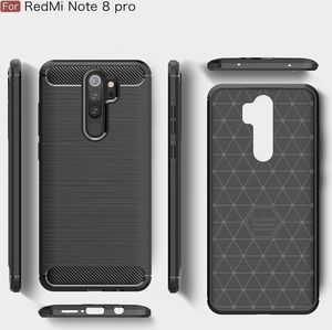 Etui Carbon XIAOMI REDMI NOTE 8 PRO czarne uniwersalny 9