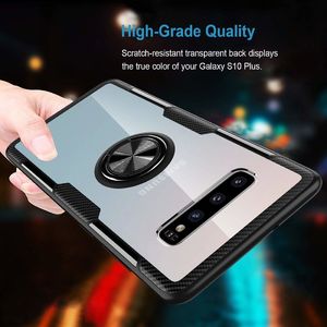 Etui Pancerne Clear Carbon Ring SAMSUNG GALAXY S10 czarne uniwersalny 2