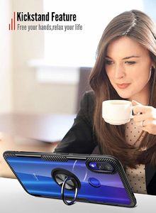 Etui Pancerne Clear Carbon Ring HUAWEI Y5 2019 czarne uniwersalny 5