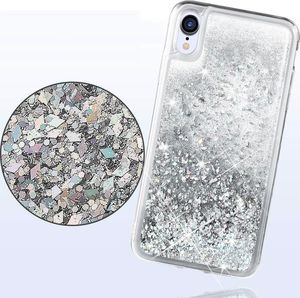 Etui plecki brokatowe Liquid IPHONE 11 PRO srebrne uniwersalny 4