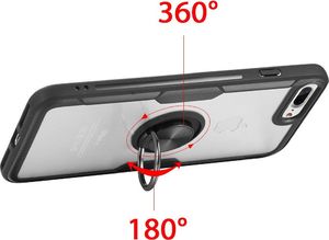 Etui Pancerne Clear Carbon Ring IPHONE 6 czarne uniwersalny 3