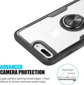 Etui Pancerne Clear Carbon Ring IPHONE 6 czarne uniwersalny 4