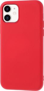Etui Silicone case elastyczne silikonowe IPHONE 11 czerwone uniwersalny 2