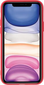 Etui Silicone case elastyczne silikonowe IPHONE 11 czerwone uniwersalny 4