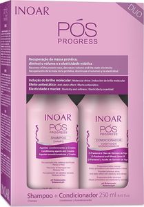 Inoar Rinkinys po procedūrų su keratinu INOAR Pos Progress Duo Kit: šampūnas 250 ml + kondicionierius 250 ml 1