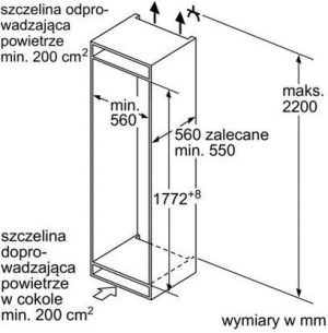 Lodówka Bosch KIN86KF31 3