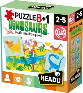 Headu Puzzle 8+1 Dinozaury 1