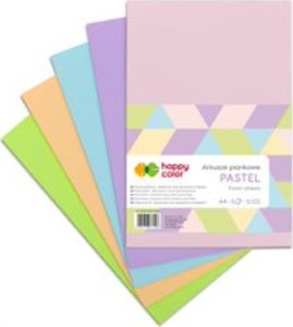 Happy Color Arkusze piankowe A4/5K Pastel 5 kolor. HAPPY COLOR 1