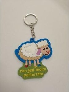 Breloczek Szaron Brelok gumowy - owca - Pan jest moim pasterzem 1