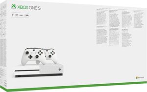 Microsoft KONSOLA XBOX ONE S 1TB 4K + DWA PADY BIAŁE 2