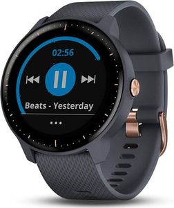 Smartwatch Garmin Vivoactive 3 Music Różowe złoto  (010-01985-32) 1