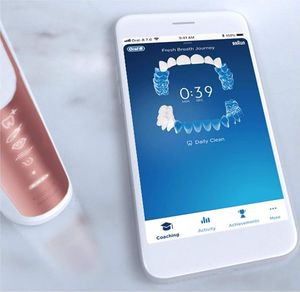 Szczoteczka Oral-B Szczoteczka rotacyjna Genius Genius X 20900 Pink/Black 5