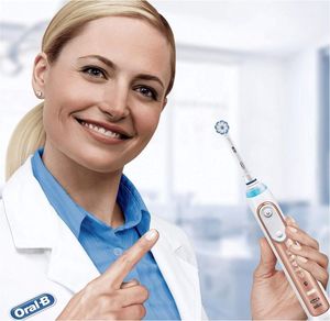 Szczoteczka Oral-B Szczoteczka rotacyjna Genius Genius X 20900 Pink/Black 7