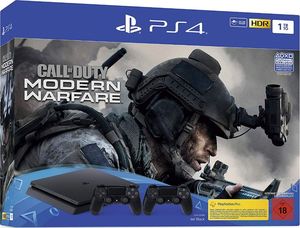 Sony PlayStation 4 Slim 1TB + COD: MODERN WARFARE + 2X PAD 1