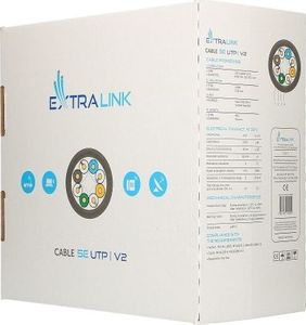ExtraLink ExtraLink CAT5E UTP (U/UTP) V2 INDOOR TWISTED PAIR 305M 1