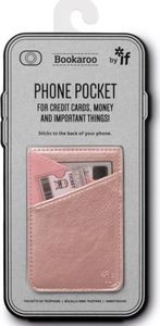 IF Bookaroo Phone Pocket portfel na telefon złoty róż 1