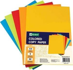 D.Rect Papier ksero A4 mix kolorów 250 arkuszy 1