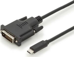 Kabel USB Digitus USB-C - DVI-D 2 m Czarny (AK-300332-020-S) 1