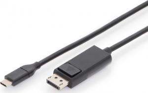 Kabel USB Digitus USB-C - DisplayPort Czarny (AK-300333-020-S) 1