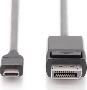 Kabel USB Digitus USB-C - DisplayPort Czarny (AK-300333-020-S) 4